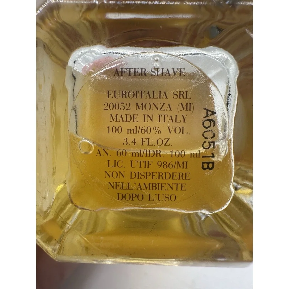 Vintage Moschino Pour Homme After Shave Splash 3.4 oz Rare Discontinued No Box‎